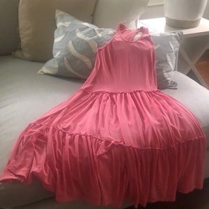 Sundry tiered knit maxi dress